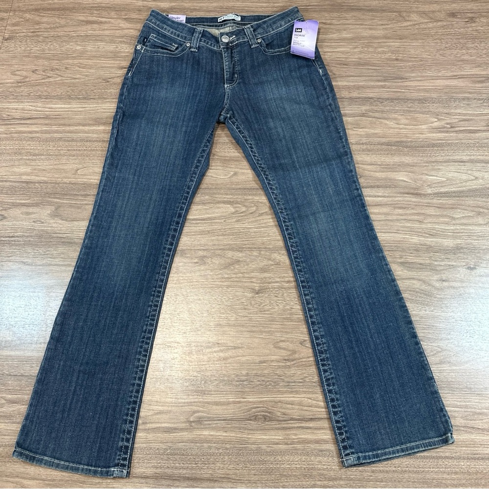 NWT Lee‎ Jeans Slender Secret Women 10 Medium Barely Bootcut Midrise Fit Stretch